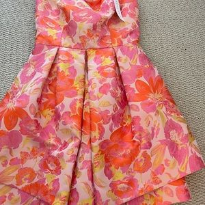 Trina Turk strapless dress size 2 NWT